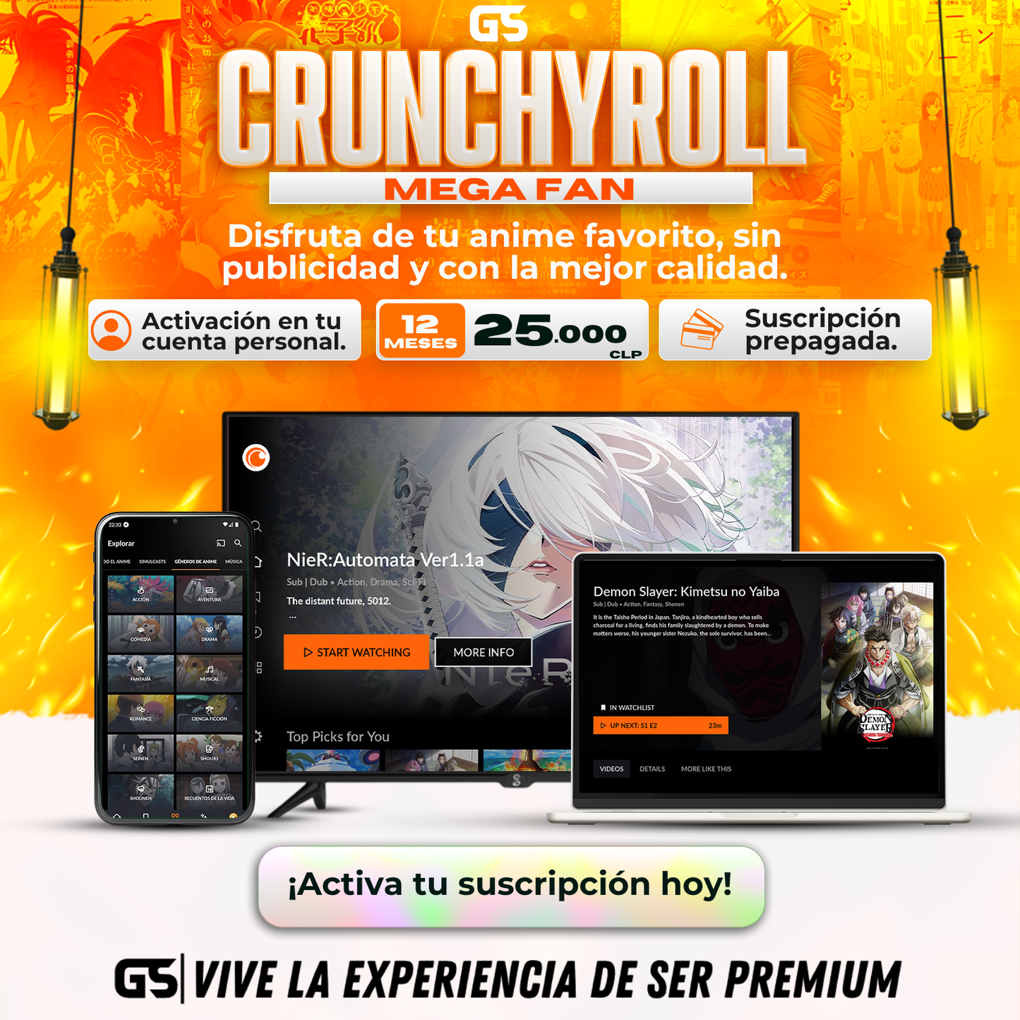 Crunchyroll MegaFan (Promoción)